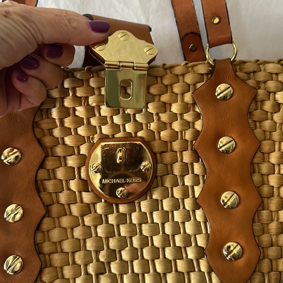 Michael Kors, straw shoulder bag - Picture 5 of 11